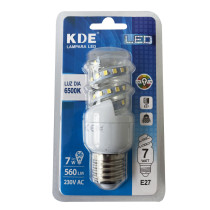 Ampoule LED E27 Spirale 7W (équivalent 56W) - Blanc froid