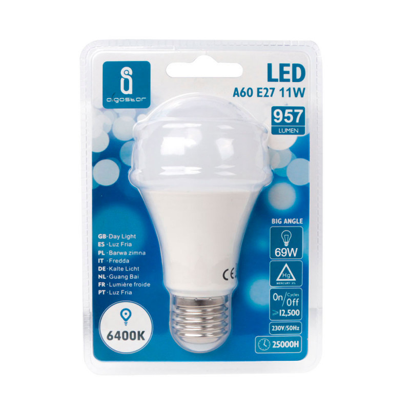 Ampoule LED E27 40W équivalent à 187W - Blanc du Jour 6400K