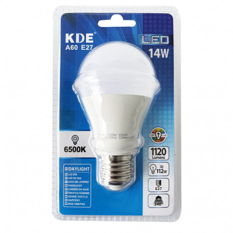 Ampoule LED E27 5W 230V blanc froid 450 Lumens à 6,00€