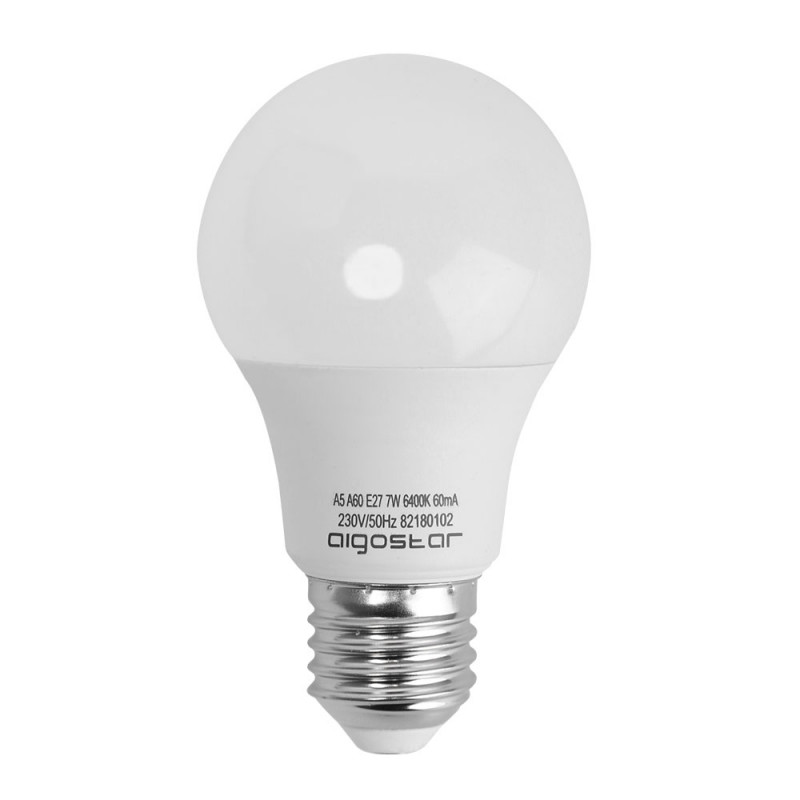 LVWIT Ampoule LED E27 8W, Equivalent à incandescence 60W, 6500K Blanc  Froid, 806Lm, Lot de 6, Non-Dimmable : : Luminaires et Éclairage