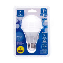 Ampoule LED E27 Standard 9W - basse consommation (équivalent 60W) - Blanc chaud