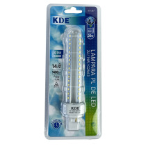Ampoule LED G24 Tube 14W (équivalent 140W) - Blanc froid
