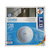 Applique LED 15W avec détecteur de mouvement (équivalent 120W) - Blanc froid