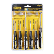 Coffret 6 tournevis + 20 embouts de vissage