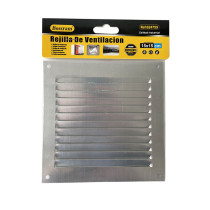 Grille de ventillation 15 x 15cm - aluminium