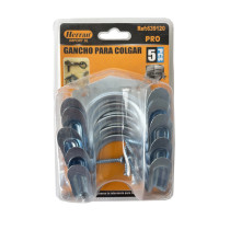 Kit 5 crochets de suspension + vis de fixation