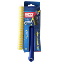 Lave vitre à main extensible 2 en 1 raclette & microfibres