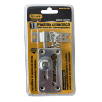 Loquet de porte coulissante 11cm + vis & chaine