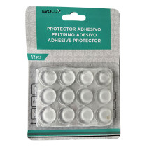 Lot 12 pastilles adhésives anti-dérapantes Ø 20mm