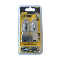 Lot 2 loquets fermeture à cadenas 95mm