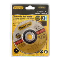 Lot 3 disques à tronçonner métal pour meuleuse 115 x 1mm