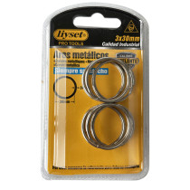 Lot 6 anneaux Ø 3 x 30mm