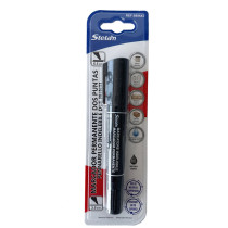 Marqueur noir double pointe 2,5mm & 6,5mm