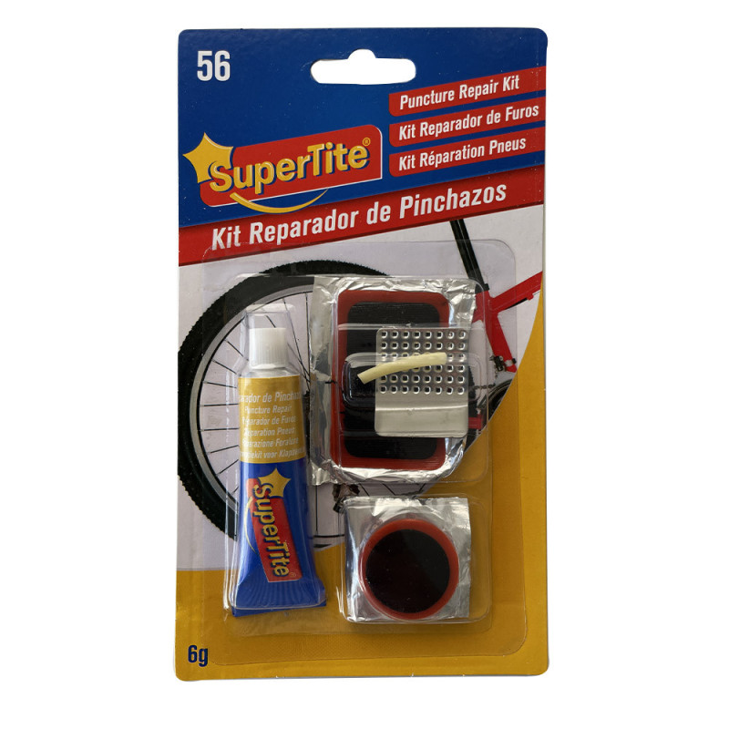 Kit de rustine r paration chambre air pneu v lo Tout Brico