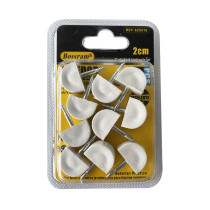 Lot 10 taquets d\'étagères blanc à visser