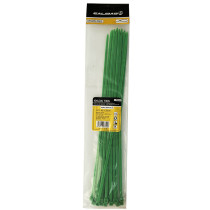 Lot 25 colliers de serrage plastique vert - 4,8 x 350mm
