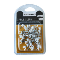 Lot 46 clips serre-câbles à clouer Ø 4mm
