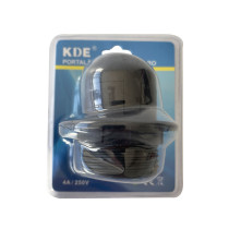 Plafonnier douille noir Ø 58mm E27 à visser - 40W