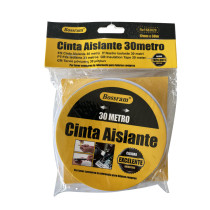 Ruban adhésif d\'électricien isolant blanc 30m