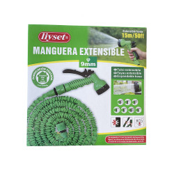 Tuyau d'arrosage extensible 15m