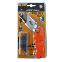 Cutter pliable + 5 lames de rechange 18mm