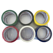 Lot 6 rubans adhésifs isolants d\'électricité 48mm x 60m