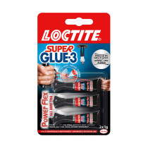 Pack de 3 colles Power Flex Loctite 3g