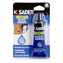 Colle bois milieux humides Sader 55ml