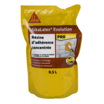 Résine d\'adhérence pour plâtres, mortiers, chaux Sikalatex 0,5L Sika