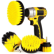 Kit de 4 brosses embouts perceuse pour voiture