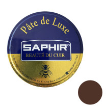 Pâte de cirage cuir marron foncé 100ml Saphir