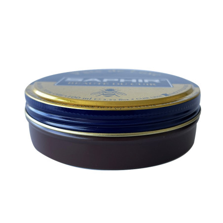 Pâte de cirage cuir marron moyen 100ml Saphir