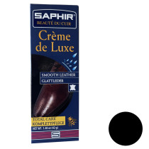 Crème de luxe cirage cuir noir 50ml Saphir