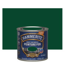 Peinture sur rouille martelée Hammerite 0,25L vert épicéa