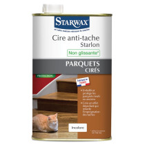 Cire anti-tache Starlon parquet ciré liquide Starwax 1L incolore