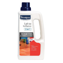 Lait de brillance nettoyant sans rincage pour terres cuites Starwax 1L