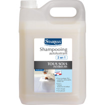 Shampoing autolustrant tous sols intérieurs 2 en 1 sans rincage Starwax 5L