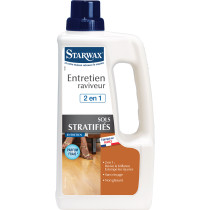 Entretien sols stratifiés 2 en 1 sans rinçage Starwax 1L