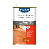 Cire nourrissante tomettes et terres cuites Starwax 1L rouge