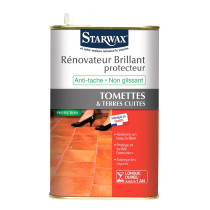 Rénovateur brillant protecteur liquide pour tomettes et terres cuites Starwax 1L