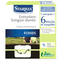 Entretien fosses longue durée 6 mois Starwax 500g