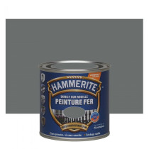 Peinture sur rouille martelé Hammerite 0,25L gris ardoise