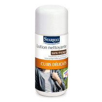 Lotion nettoyante cuirs délicats sans rinçage 200ml Starwax
