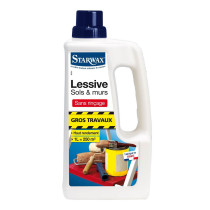 Lessive liquide sols & murs pour gros travaux Starwax 1L