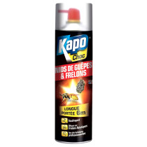 Aérosol nids de guêpes et frelons longue portée 6m Kapo 600ml