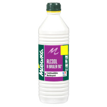 Alcool à bruler 90° combustible nettoyant Mieuxa 1L