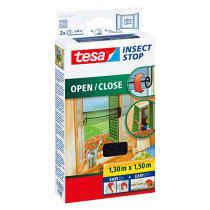 Moustiquaire de fenêtre open / close 1,30m x 1,50m Tesa