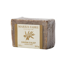 Bloc de savon d\'Alep à l\'huile de baies de laurier Marius Fabre 200g