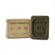 Mini savon de Marseille à l’huile d’olive Marius Fabre 40g
