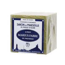 Bloc de savon de Marseille à l\'huile d\'olive Marius Fabre 400g